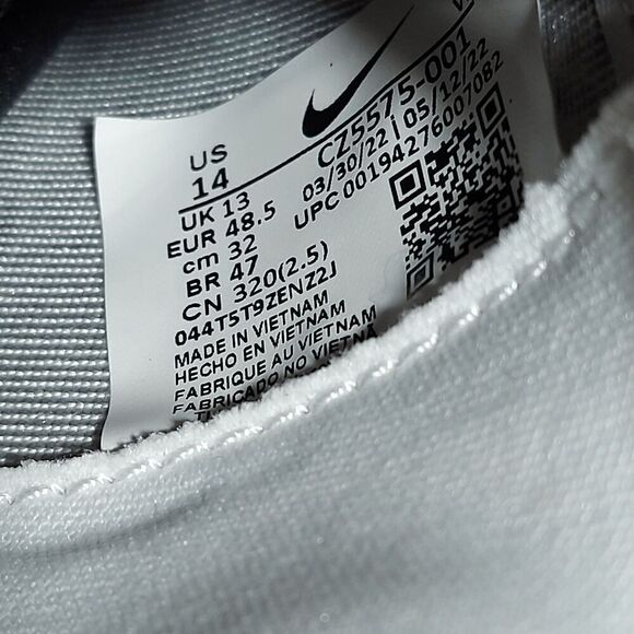 Nike Vapor Edge Speed 360 Detachable Football Cleats Black CZ5575-001 Men's 14 - Picture 7 of 7